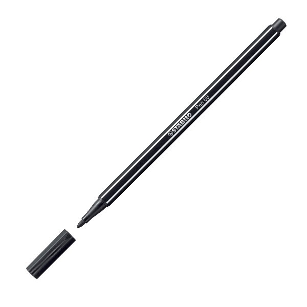 Flomasters STABILO Pen 68 |1mm| melna
