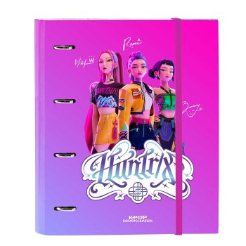 Mape ar 4 gredzeniem un 100 lapas, A4,  K-POP DEMON HUNTERS