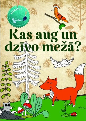 Izkrāso! Kas aug un dzīvo mežā?