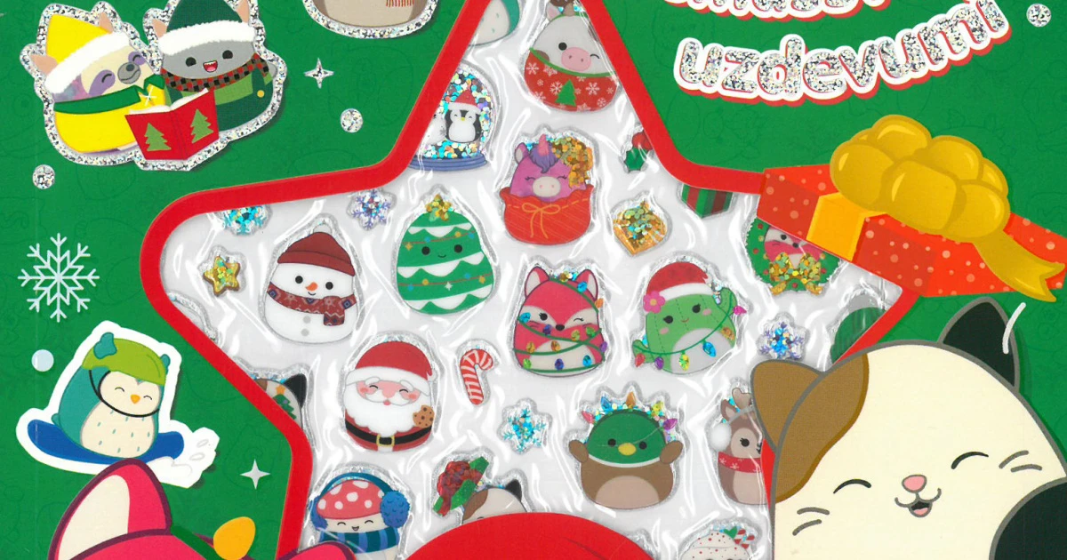 Sjs Jsjs Squishmallows Ziemassvētku uzdevumi. Vairak nekā 100 līmbilžu