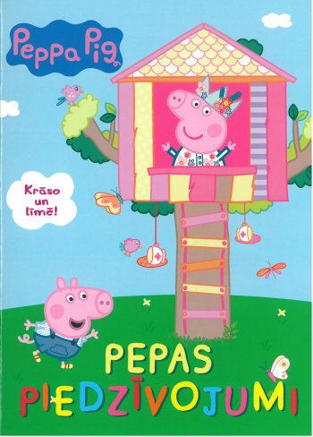 Peppa Pig. Pepas piedzīvojumi. Krāso un līmē!