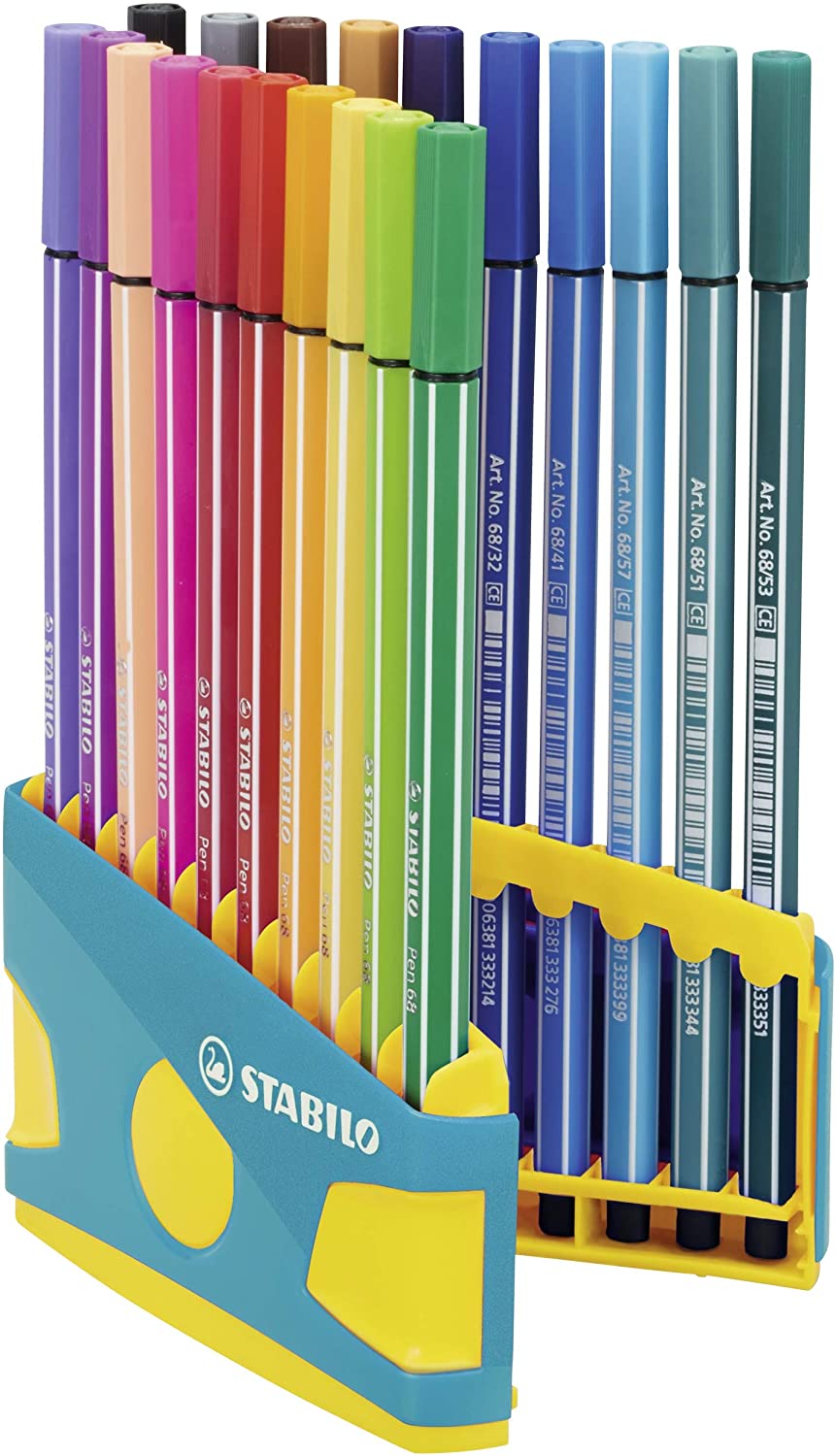 Flomasteru komp. STABILO Pen 68 ColorParade | 20 krāsas