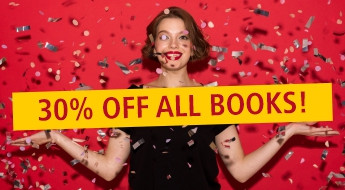 TODAY 5:00 PM – 11:59 PM for registered users  30% OFF ALL BOOKS!