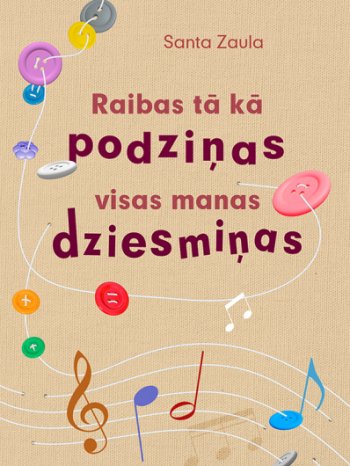 Raibas tā kā podziņas visas manas dziesmiņas
