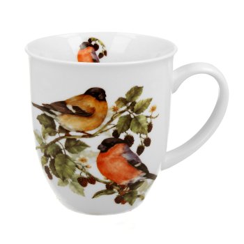 Krūze 400 ML Birds World - Eurasian Bullfinches