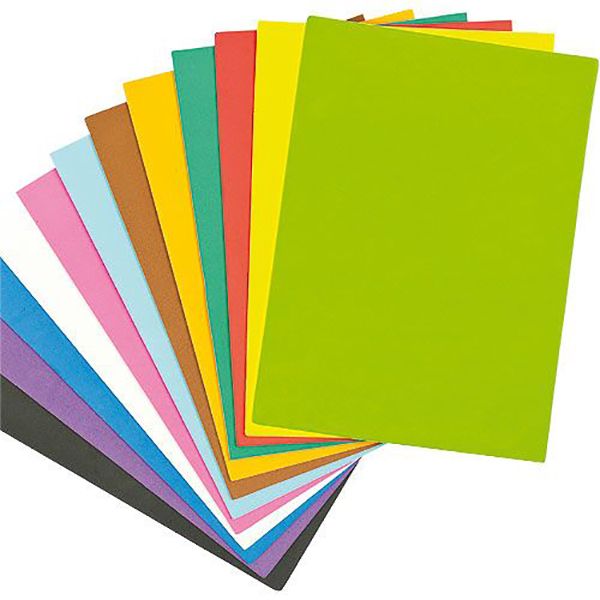 Gumijotais papīrs A4 | iepakojumā 18 krāsas
