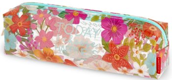 Penālis ar 1 nodalījumu, bez piederumiem - Ziedi