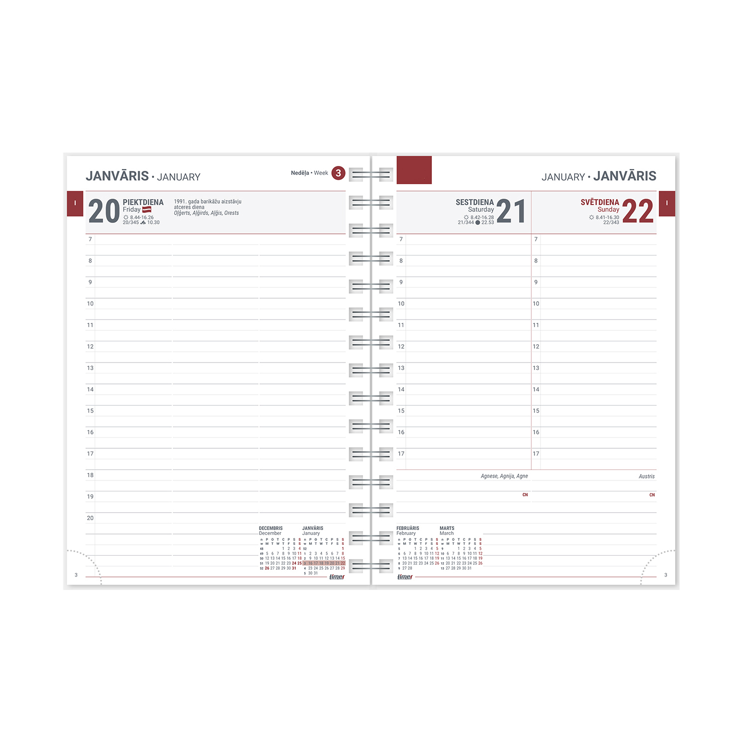 Tempo satura bloks/diena 2024