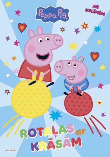 Peppa Pig. Rotaļas ar krāsām. Ar uzlimēm