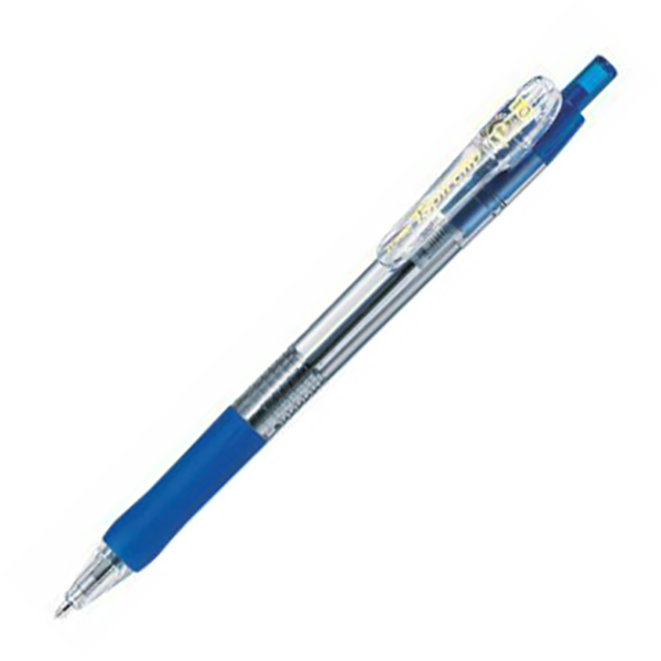 Pildspalva lodīšu Zebra Tapli clip 0.5mm Zila GNP