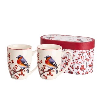 Divas krūzes Christmas Birds