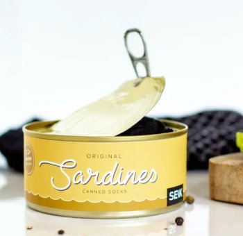 Sardīnes konservu zeķes 40-46 Vīriešu