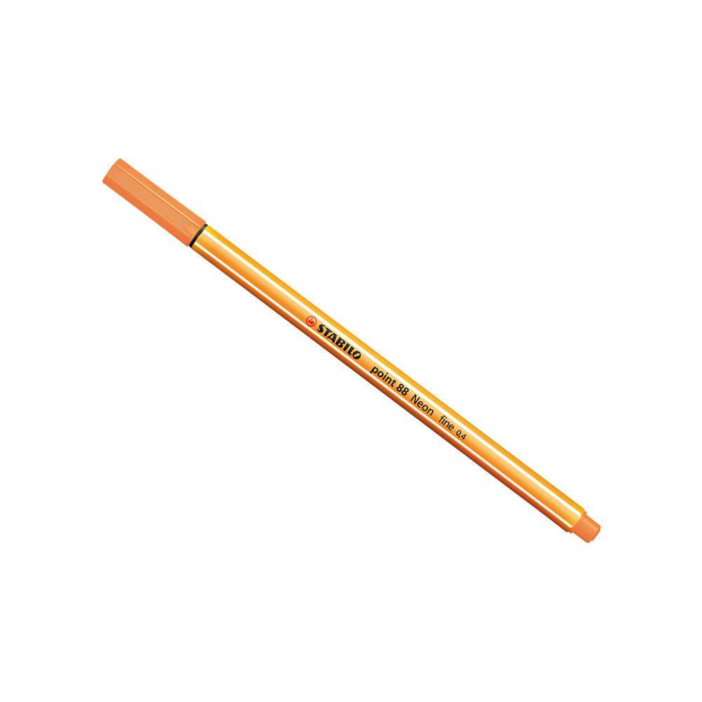 Tintes pildspalva STABILO POINT |0.4 mm| Neona oranža | 88/054