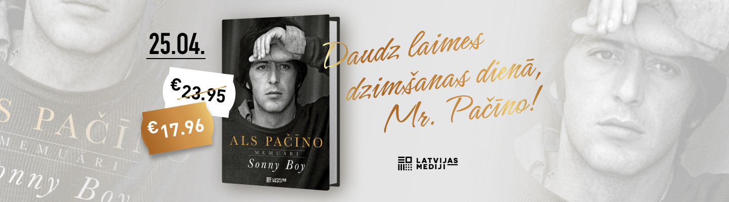 Als Pačīno, Sonny Boy ar -25% atlaidi! Tikai eglobuss.lv