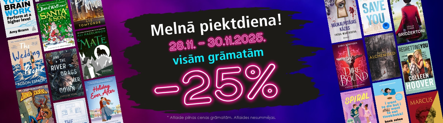 Melnā piektdiena GLOBUSS grāmatnīcās un www.eglobuss.lv