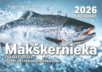 Kalendārs 2026 A5 Makšķernieka