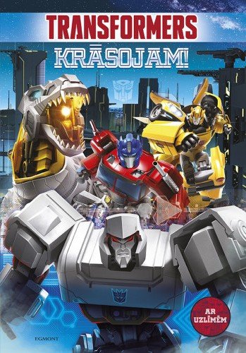 Transformers. Krāsojam. Ar uzlīmēm