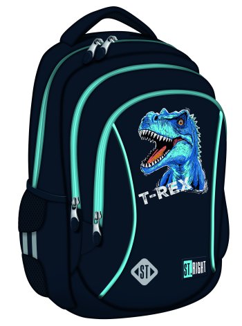 Mugursoma - Blue T-Rex, 39 x 27 x 17 cm