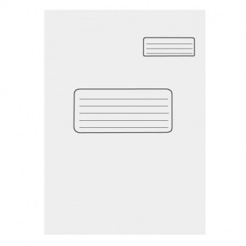 Kartona ātršuvējs A4,balts ABC Jums