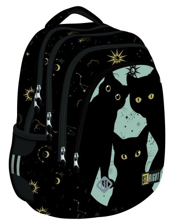 Mugursoma - Night cats, 42 x 31 x 22 cm.