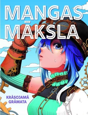 Mangas māksla. Krāsojamā grāmata