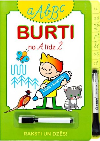 Burti no A līdz Ž. Viegli rakstīt