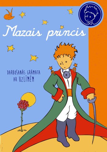 Mazais princis Darbošanās grāmata ar uzlīmēm (oranža)