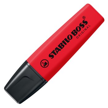 Marķieris STABILO BOSS ORIGINAL,  realred