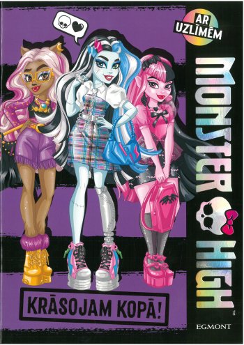 Monster High Krāsojam kopā! Ar uzlīmēm