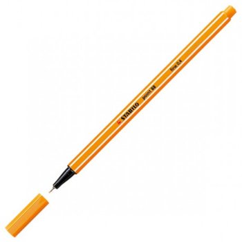 Tintes pildspalva STABILO POINT |0.4 mm| Oranža | 88/54