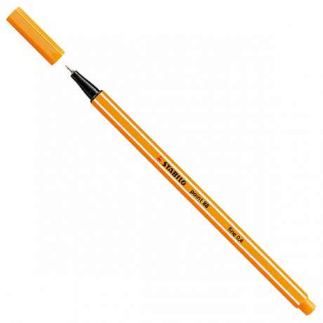 Tintes pildspalva STABILO POINT |0.4 mm| Oranža | 88/54
