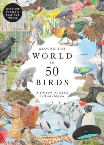Around the World in 50 Birds : Spot birds from across the globe with this 1000-piece puzzle