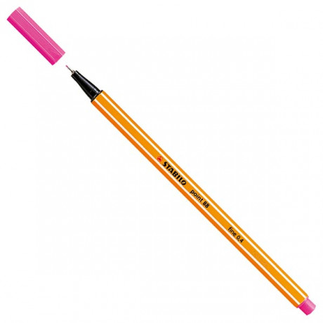 Tintes pildspalva STABILO POINT |0.4 mm| Rozā | 88/56