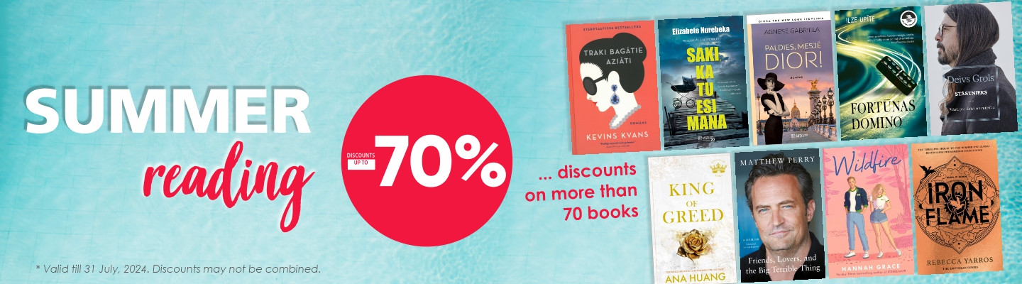 Summer reading! Discounts on summer novels up to 70%