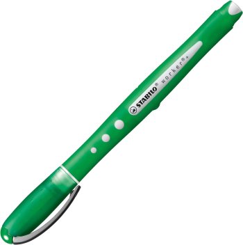 Tintes pildspalva STABILO worker+ colorful, zaļa