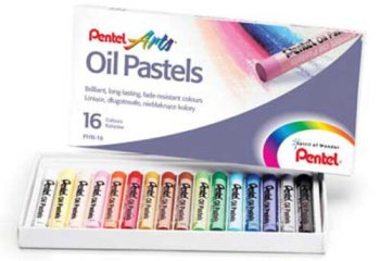 Eļļas krīt.OIL PASTELS 16-kr