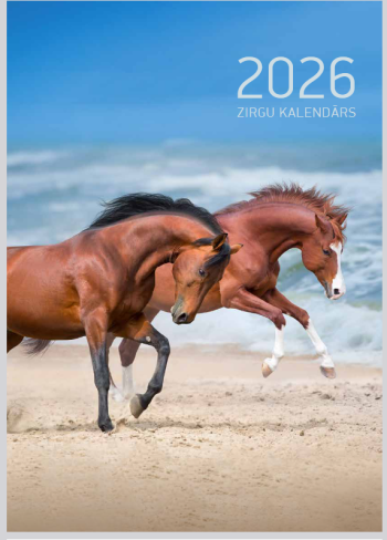 Kalendārs 2026 Zirgi