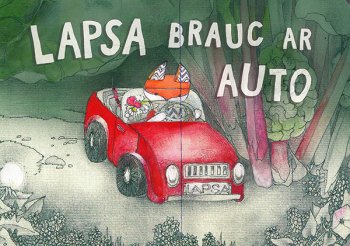 Lapsa brauc ar auto