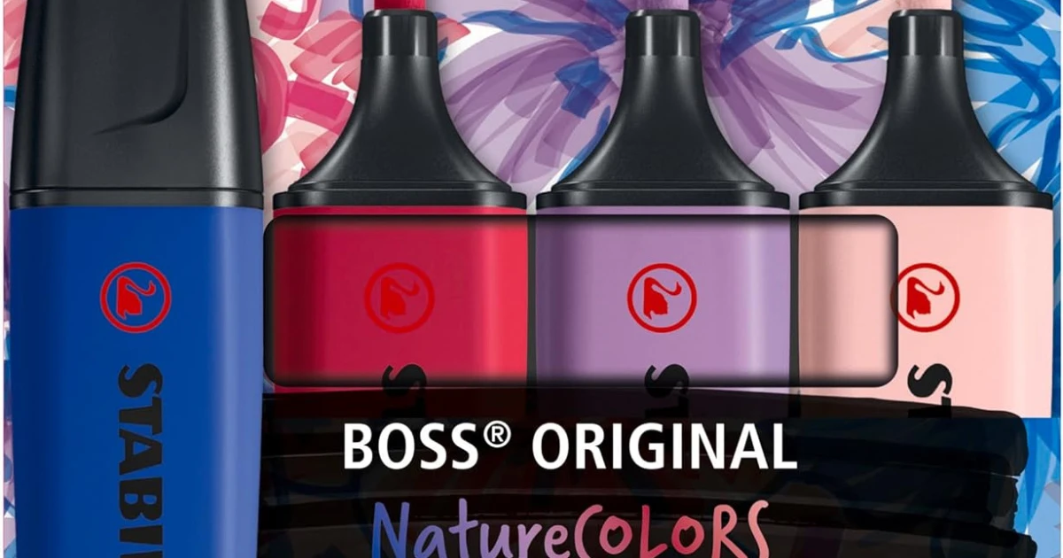 STABILO Resaltador BOSS ORIGINAL NatureCOLORS – Pack de 10 – Beige STABILO Resaltador BOSS ORIGINAL NatureCOLORS – Pack de 10 – Beige