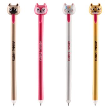 Dzēšama gēla pildspalva Scribble,zila 0,7 mm. Cat