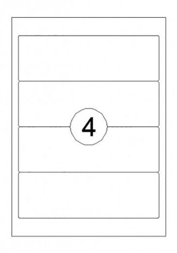 Uzlīmes ar izmēru 192x62mm 100 lapas GNP