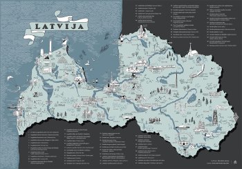 Latvija Vis vis vietas kasāmkarte