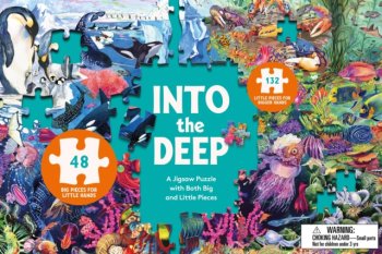 Into the Deep Sharing Puzzle : A 180-Piece Under the Sea Jigsaw Puzzle with Both Big &Little Pieces