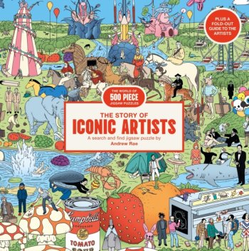 The Story of Iconic Artists : a 500 piece art history jigsaw puzzle by Andrew Rae