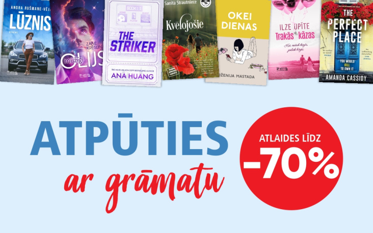 Atpūties ar grāmatu – vasaras akcija ar atlaidēm līdz 70%!