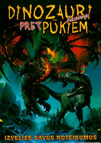 Dinozauri pret pūķiem. Krāsošanai