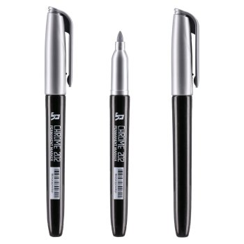 Permanenta  marķieris rChrome 202, silver