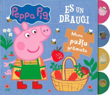 Es un draugi. Peppa Pig. Mana pužļu grāmata