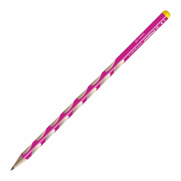 Zīmulis kreiļiem STABILO EASYgraph S | HB rozā