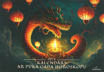 Kallendārs 2024. Ar pūķa gada horoskopu